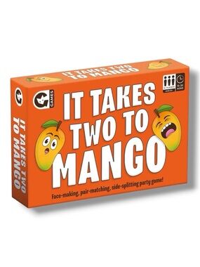It Takes Two To Mango Card Game - NWT